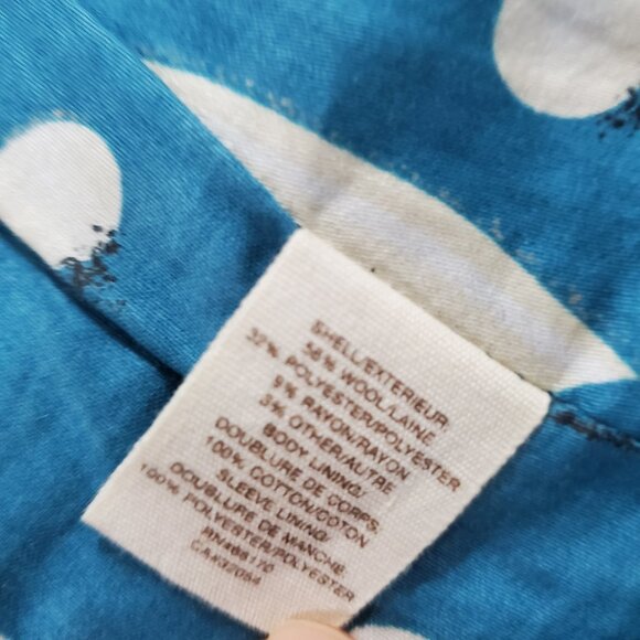 Anthropologie Idra Tan Ruffle Jacket Wool Blend Size 6 - Picture 7 of 7